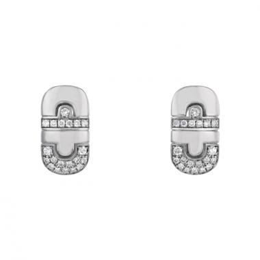 Orecchini in oro bianco e diamante