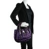 Dior in purple canvas and leather - Detail D1 thumbnail