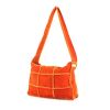 Chanel handbag in orange suede - 00pp thumbnail