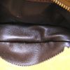 Bolso de mano en ante amarillo y cuero marrón - Detail D2 thumbnail