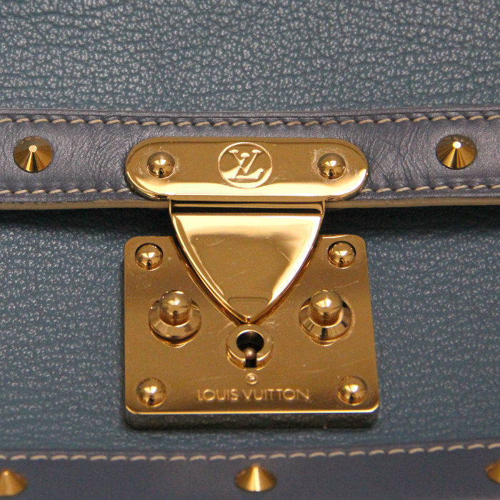 Louis Vuitton Talentueux en cuir bleu - Detail D5