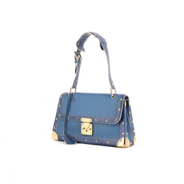 Borsa Talentueux in pelle blu