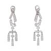 Chaumet pair of earrings "Le grand Frisson" in white gold and diamonds - 00pp thumbnail