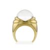 Mauboussin yellow gold, rock cristal and diamonds ring - Detail D1 thumbnail