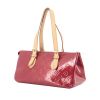 Rosewood bag in red monogram patent leather and natural leather - 00pp thumbnail