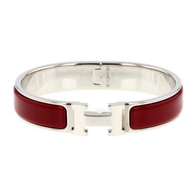 Hermès Brazalete Clic Clac H en esmalte