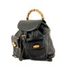 Gucci backpack Bamboo in black leather - 00pp thumbnail