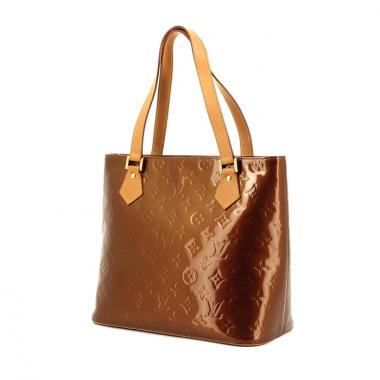 Louis Vuitton Houston en cuir monogram vernis bronze