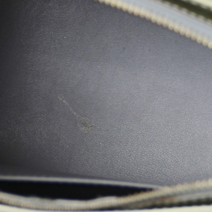 Bolso de mano Houston en charol Monogram gris y verde - Detail D2