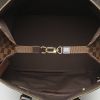 Louis Vuitton Greenwich small model in damier canvas and brown leather - Detail D2 thumbnail