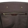Louis Vuitton Greenwich travel bag in damier canvas and ebony leather - Detail D5 thumbnail