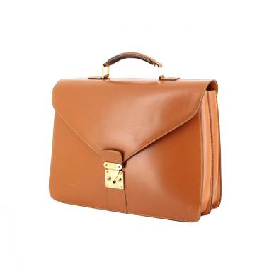 Louis Vuitton documents-holder in brown leather