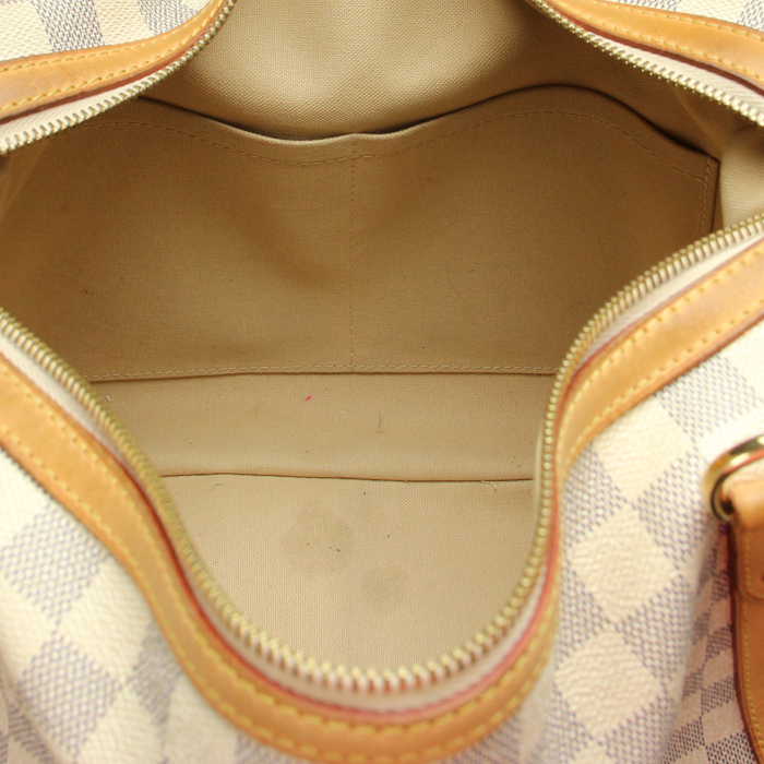 Louis Vuitton Stresa in tartan canvas and natural leather - Detail D3