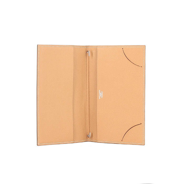 Hermès schedule cover in blue Epsom leather - Detail D1