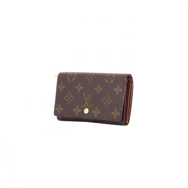 Louis Vuitton Porte Monnaie Canvas Billet Tresor Wallet