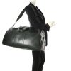 Hermès Kendal travel bag in green taiga leather - Detail D2 thumbnail