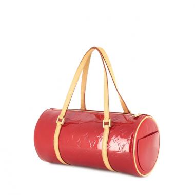 Sac à main Louis Vuitton Bedford en cuir monogram rouge-vernis