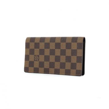 Louis Vuitton portefeuille en toile damier ébène