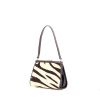 Handbag in zebra patern foal and black leather - 00pp thumbnail
