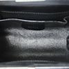Bolso de mano en piel de potro con listas y cuero negro - Detail D2 thumbnail