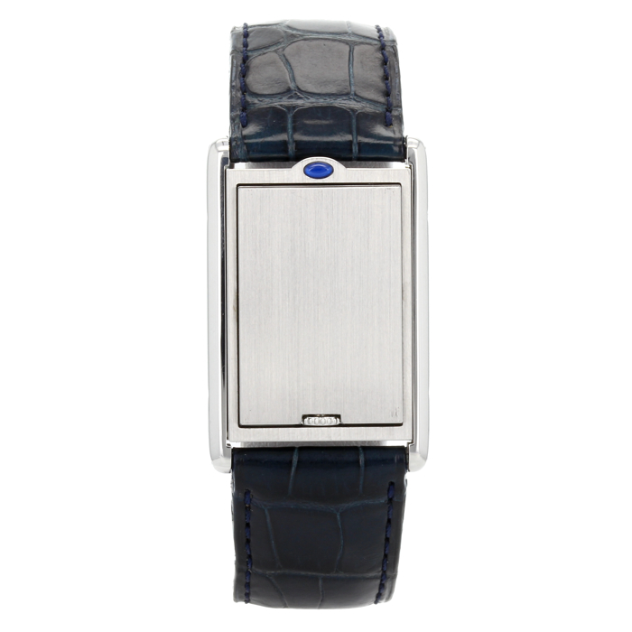 Montre Cartier Tank Basculante en acier Ref :  2386 - Detail D1