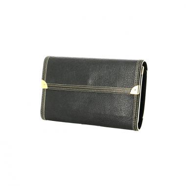 Louis Vuitton black leather wallet