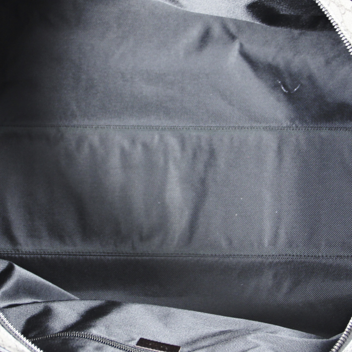 Gucci Voyage en toile monogram et cuir marron - Detail D2