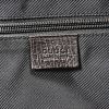 Gucci Travel bag in monogram canvas and brown leather - Detail D3 thumbnail