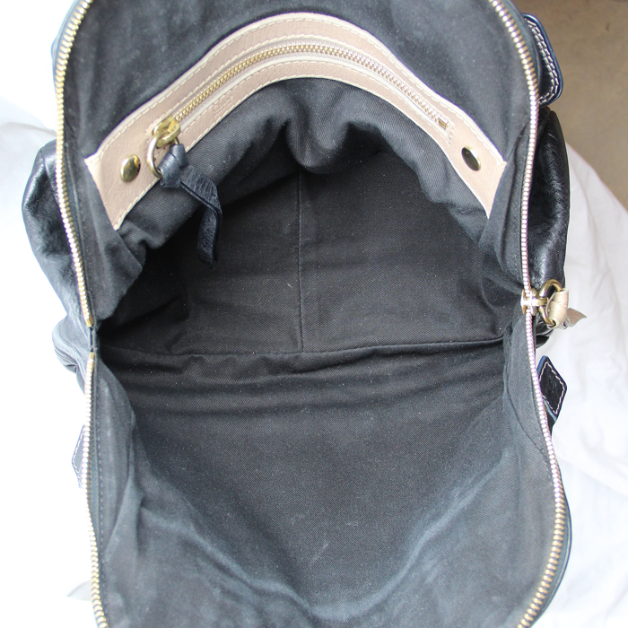 Borsa in pelle nera - Detail D2