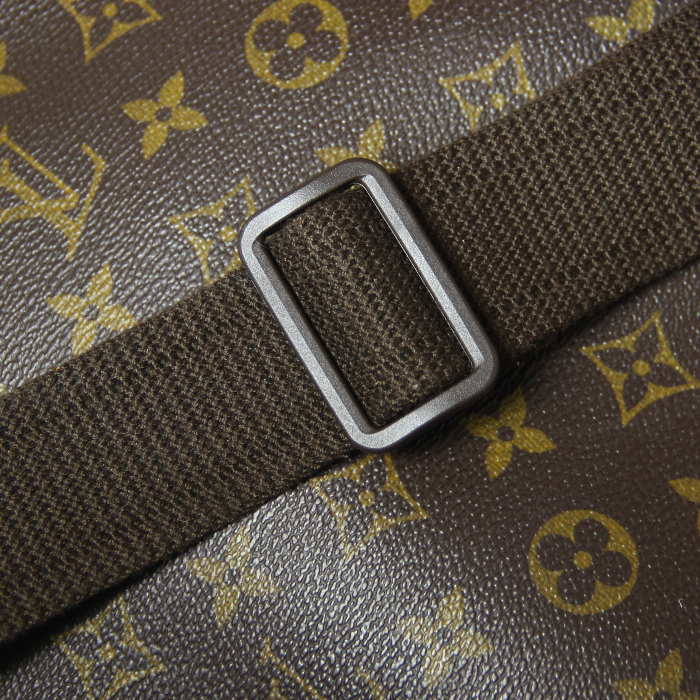 Louis Vuitton Reporter large model in monogram canvas and natural leather - Detail D3