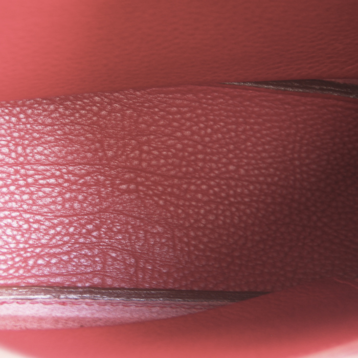 Sac en cuir togo rouge - Detail D2