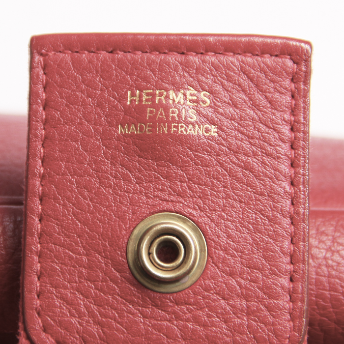 Bolso en cuero togo rojo - Detail D3