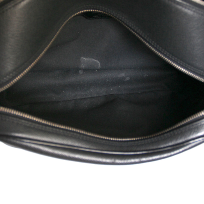 Louis Vuitton Reporter en cuir gris anthracite - Detail D2