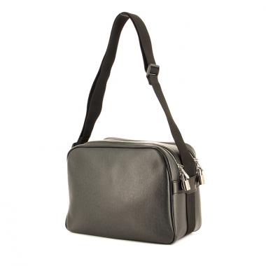Zurrón Reporter en cuero taiga gris antracita