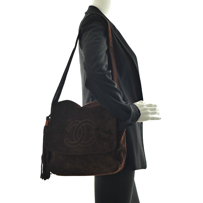 Chanel in brown suede - Detail D1