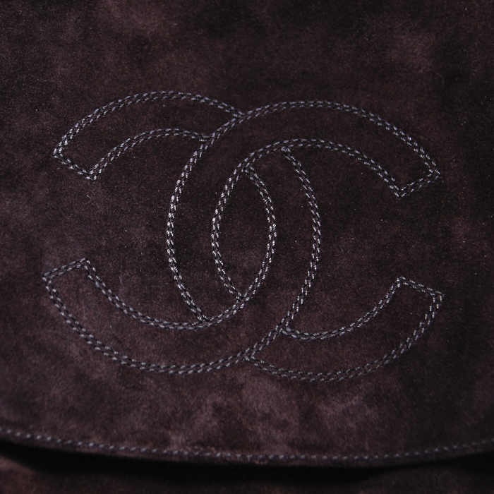 Chanel in brown suede - Detail D4