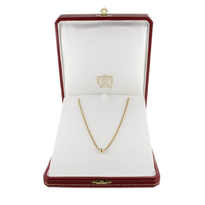 Cartier yellow gold and diamond necklace - Detail D3
