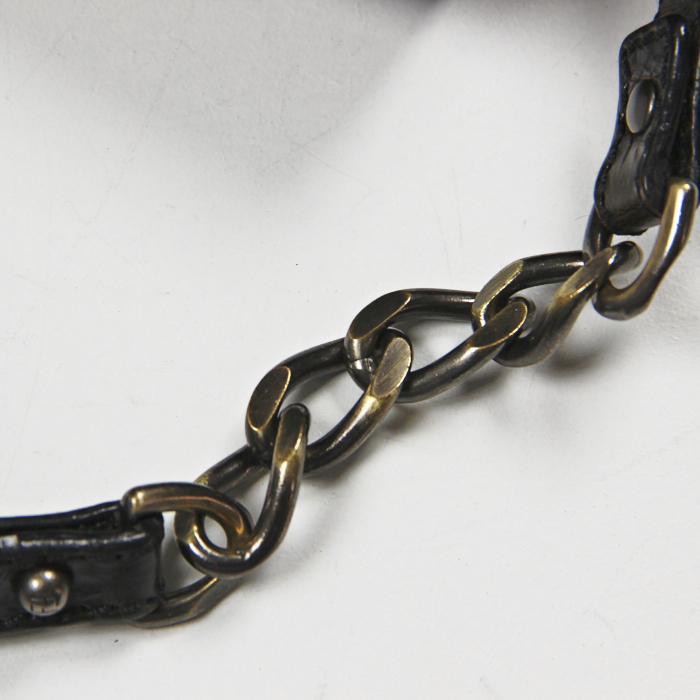 Borsa Fendi B.Bis in tela monogram marrone e pelle nera - Detail D4