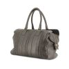 Shopping bag in brown braided leather - 00pp thumbnail