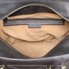 Shopping bag Bottega Venetta in brown braided leather - Detail D3 thumbnail