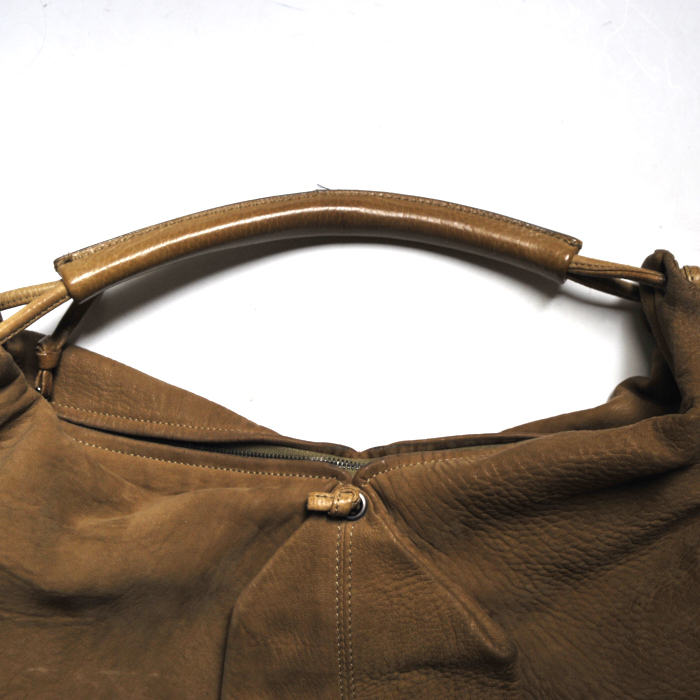 Bag in khaki suede - Detail D5
