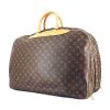 Louis Vuitton Alize 55 cm Travel bag in monogram canvas and natural leather - 00pp thumbnail