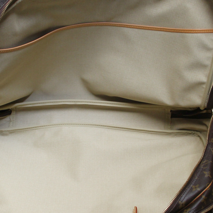 Louis Vuitton Alize 55 cm en toile monogram et cuir naturel - Detail D3