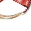 Yves Saint-Laurent Mombasa medium size in red leather - Detail D4 thumbnail