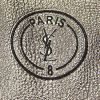 Yves Saint Laurent Y-mail shopping bag large model in silver leather - Detail D5 thumbnail