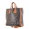Goyard Voltaire in monogram canvas and brown leather - 00pp thumbnail