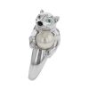 Cartier white gold and pearl Panther ring - Detail D1 thumbnail