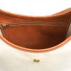 Hermes Tsako in beige canvas and brown leather - Detail D3 thumbnail