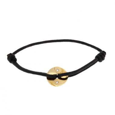 Dinh Van brazalete Double Sens en oro amarillo y diamantes