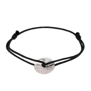 Dinh Van white gold and diamonds Double Sens bracelet